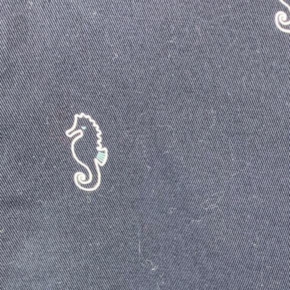 Marc New York NWT Bermuda Short Sz 8 Navy Seahorse - Picture 2 of 4